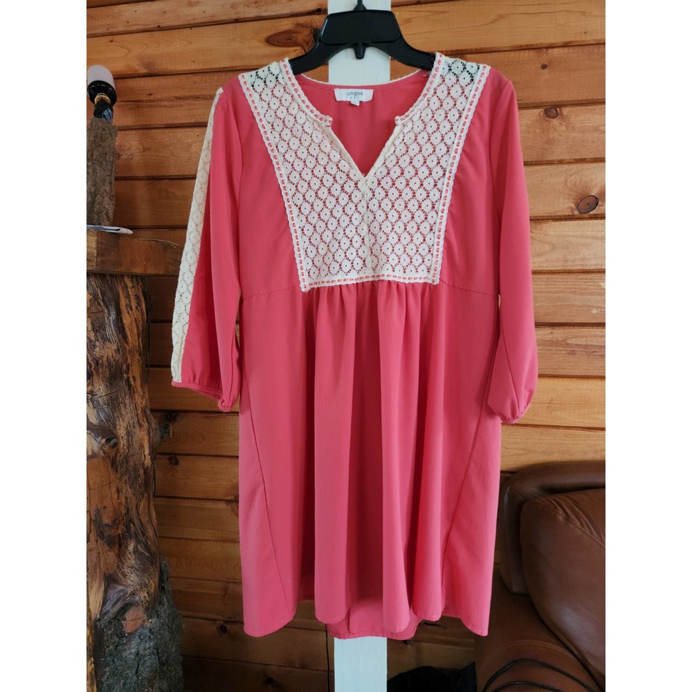 Anthropologie Umgee  Tangerine Tunic Large